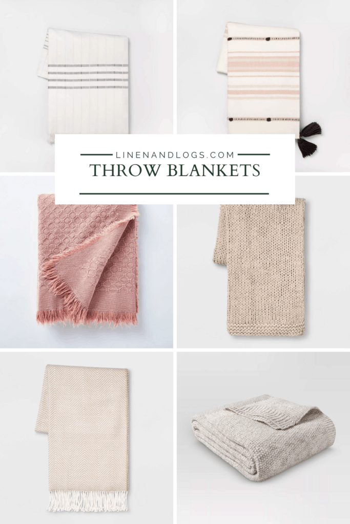 Farmhouse Throw Blankets