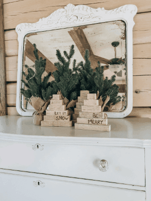 Rustic Wood Christmas Trees