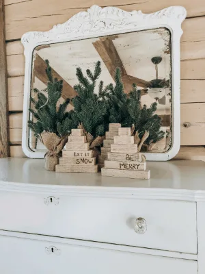 Rustic Wood Christmas Trees