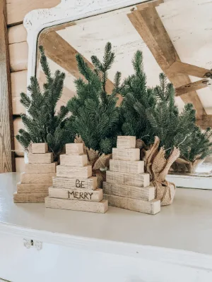 Scrap wood Christmas Trees