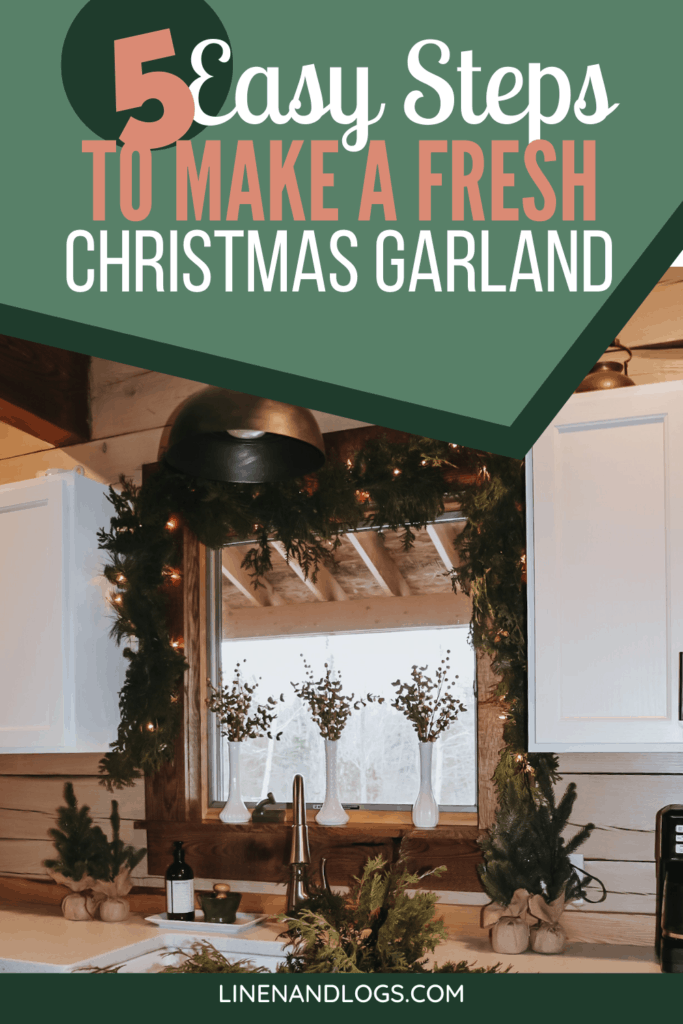 5 Easy Steps to Make a Fresh Christmas Garland