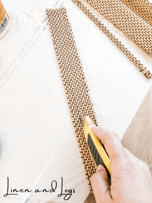 Cutting Table Runner with Utility Knife