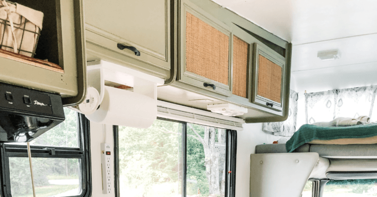 DIY fluted kitchen cabinets