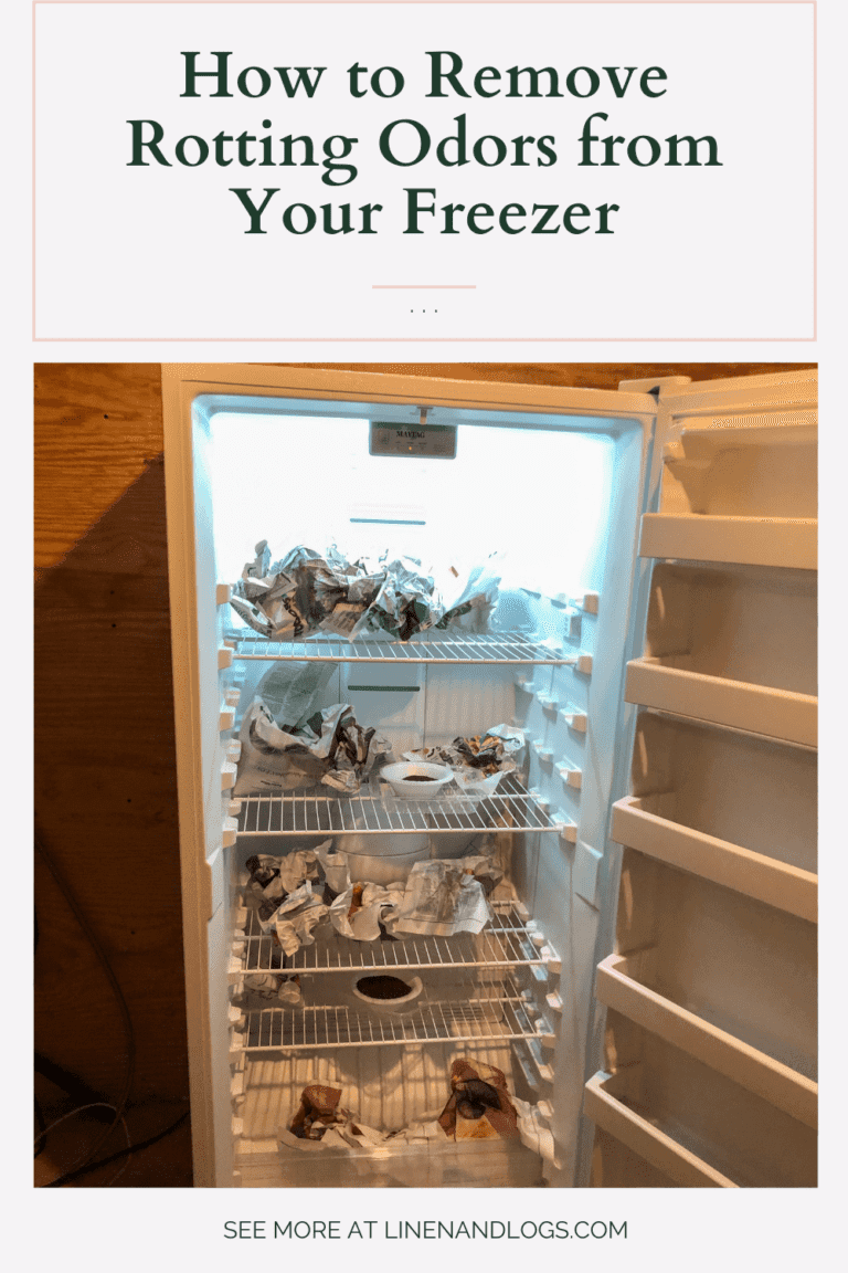 How to Get Rid of Odors in Your Freezer Linen & Logs