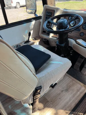 class a rv cockpit - drivers seat